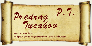 Predrag Tucakov vizit kartica